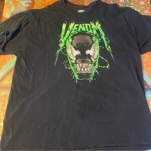 Marvel Comics Venom Black Logo Classic Men's T-Shirt, 2X